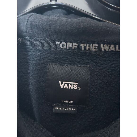 Vans boys black hoodie size large C20-39 - Picture 3 of 3